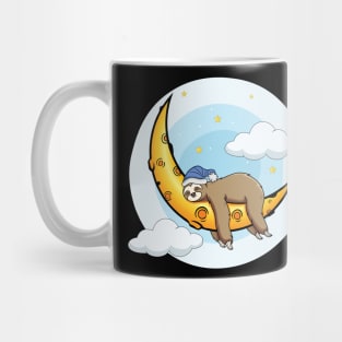 funny sleep sloth illustration - humour gift for brothers Mug